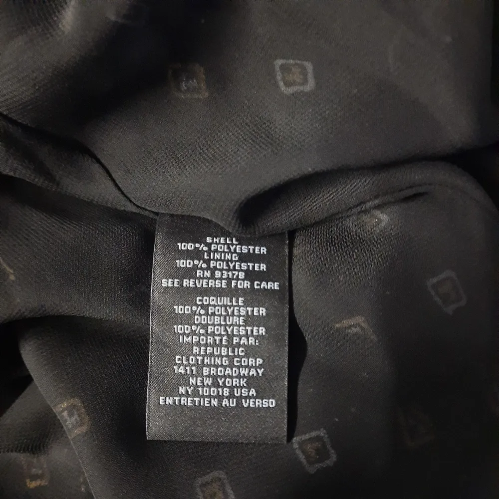 Joan Vass New York Blouse Top Women's XS Extra Small Black Long Sleeve Pullover - Image 11