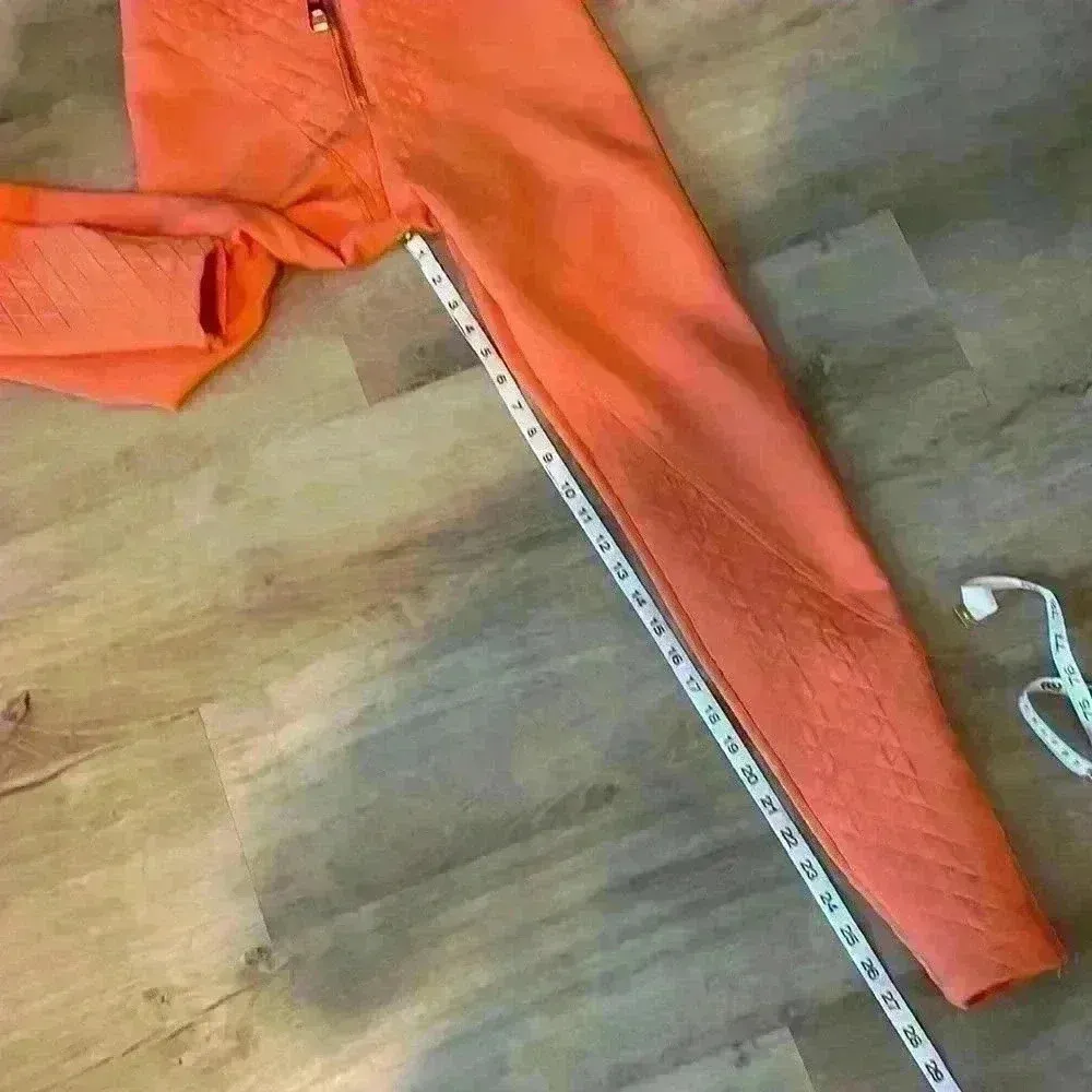 P.E Nation REFLECTION PANT IN ARABESQUE sz M Orange Size M - Image 8