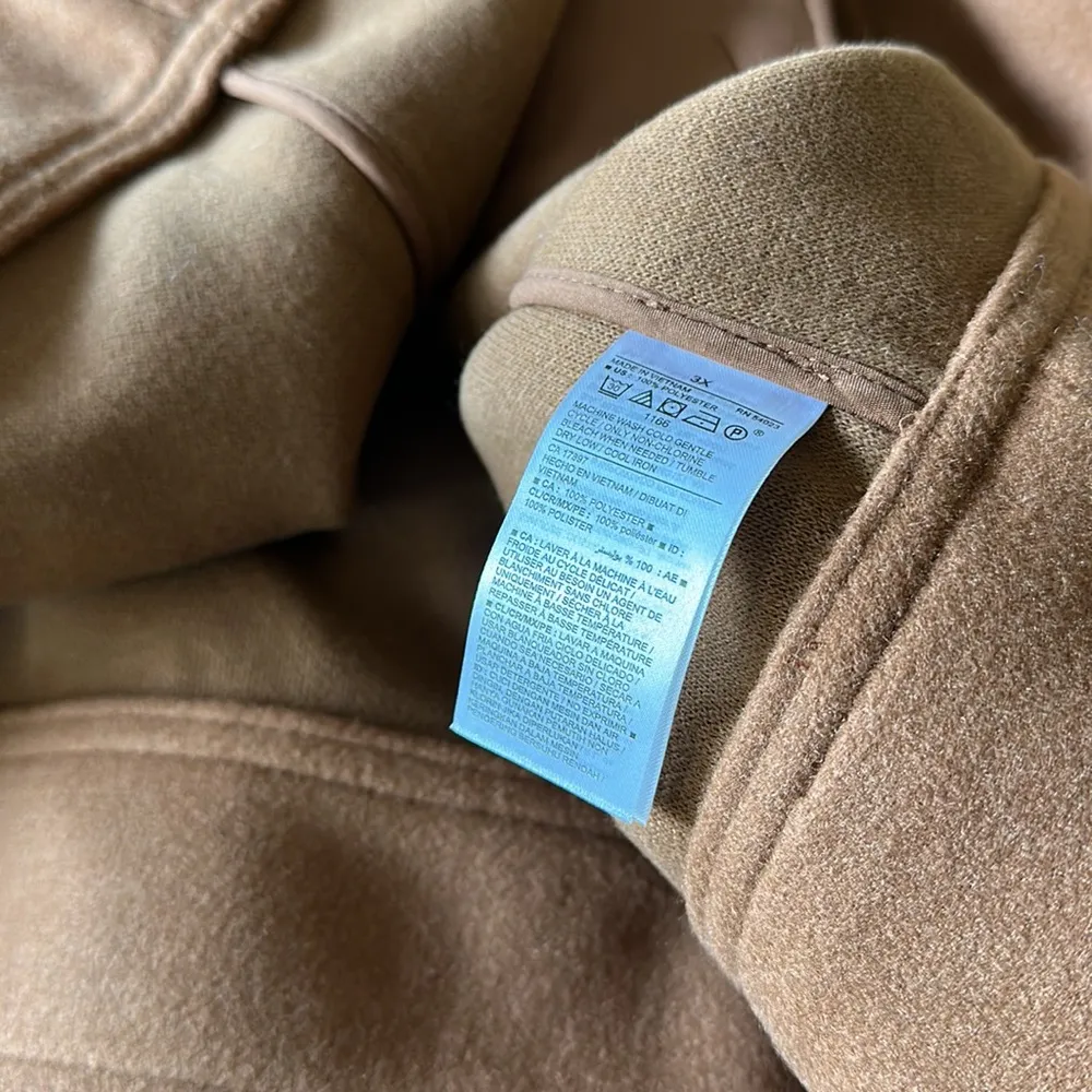 NWOT OLD NAVY Soft-Brushed Sherpa-Trim Jacket for Women - Image 7