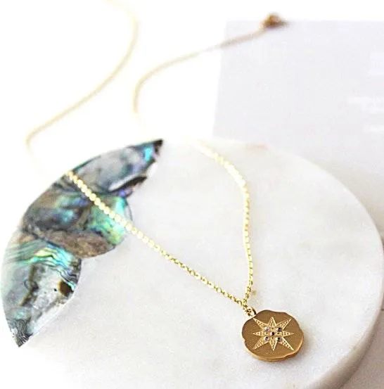 Starburst Pendant Gold - Image 4