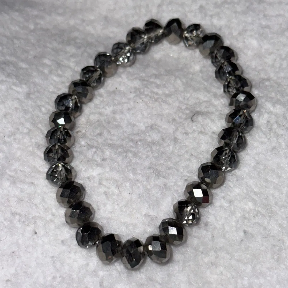 Disco Beaded Bracelet NWT Black - Image 2