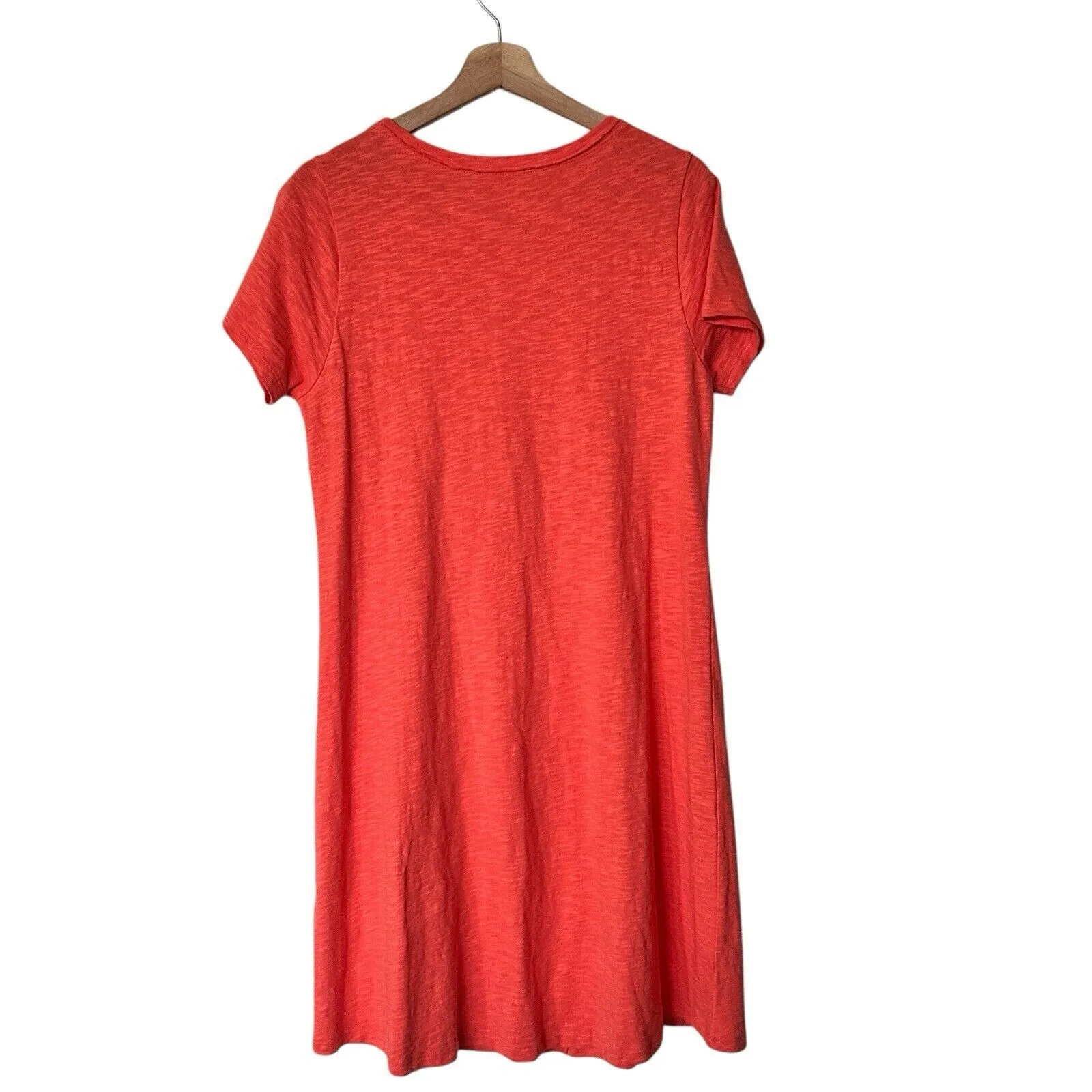 Soft Surroundings Marchesa Cotton short sleeves orange t-shirt Dress M - Image 3