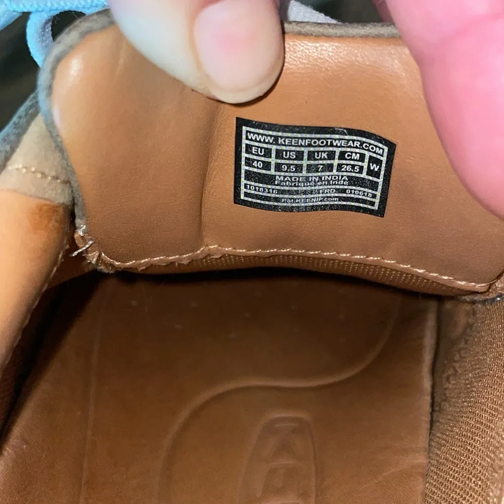 Keen Presidio ll Brown Leather Hiking Outdoor Camping Shoes Women Size 9.5 - Image 9