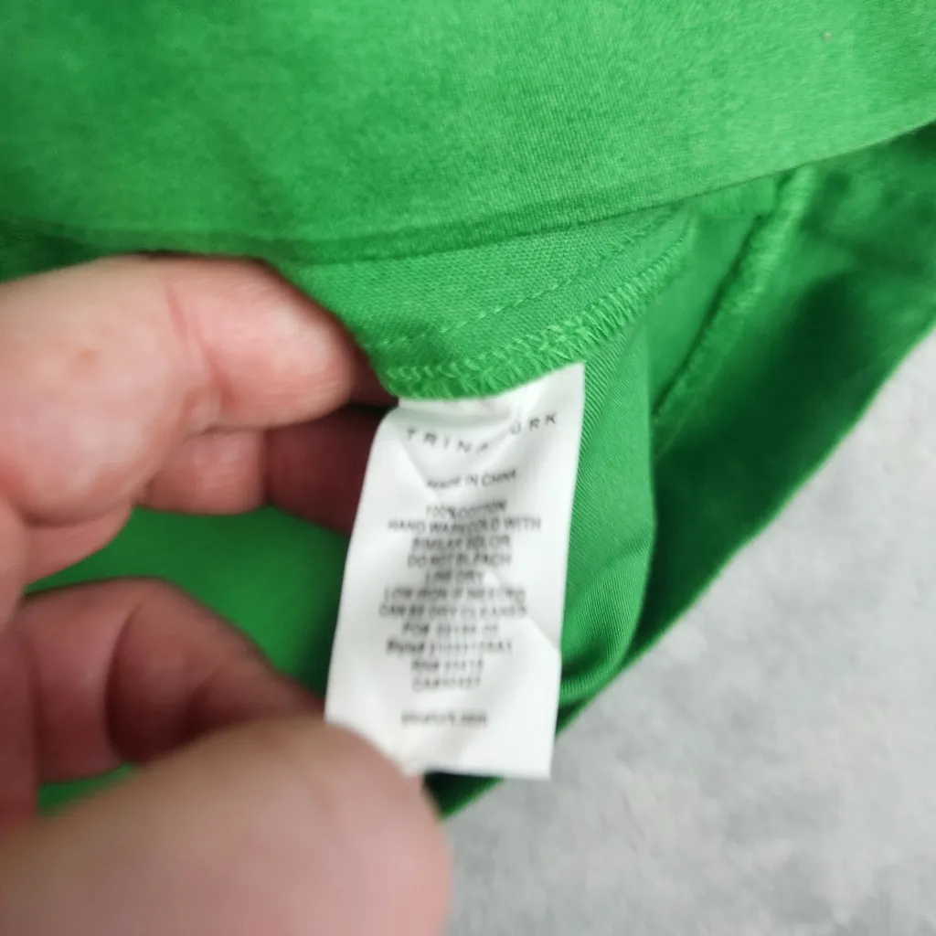 Trina Turk Womens Dress Mojito Green Tween Falls Mini Size S Small - Image 8