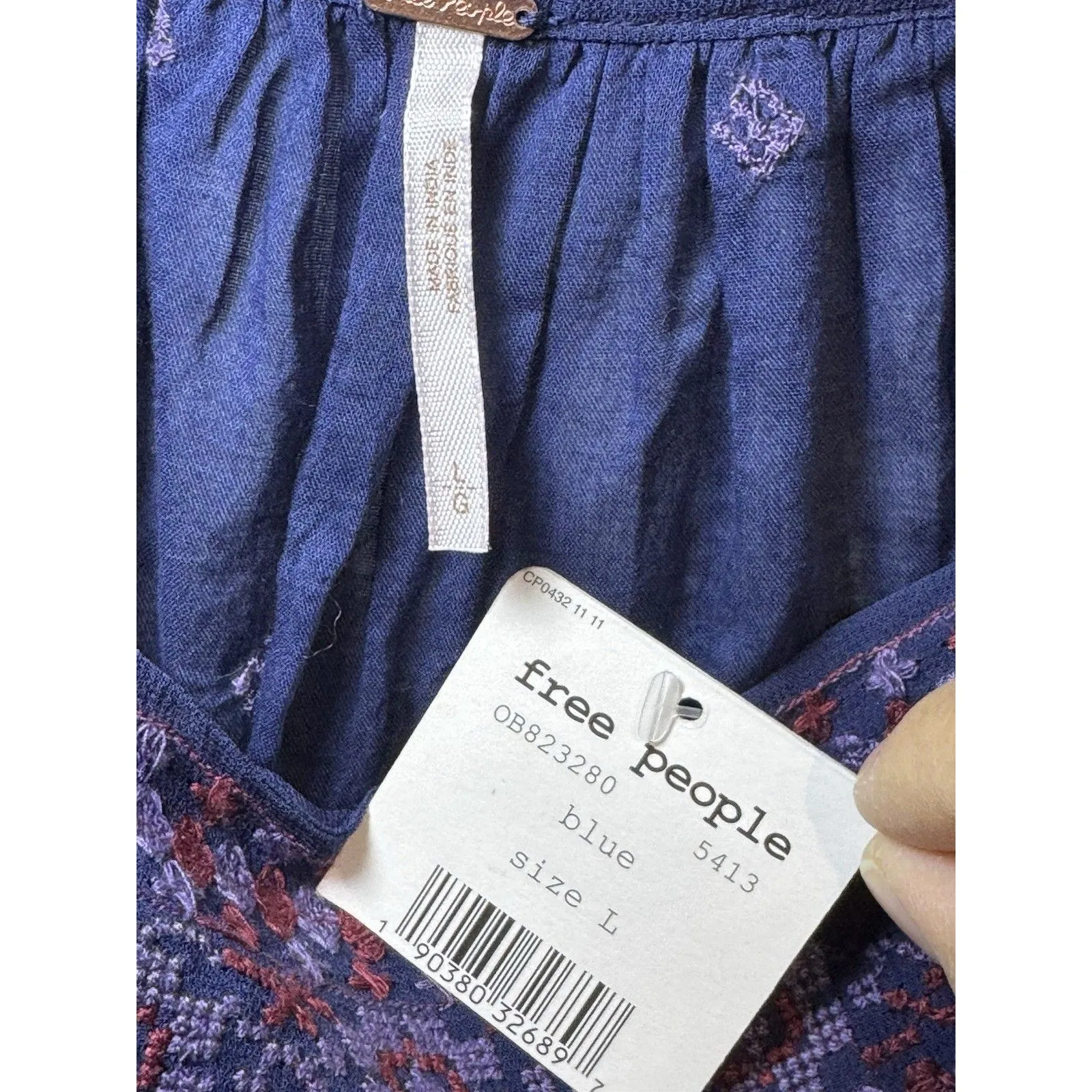 NEW! Women’s Free People Eternal Love Tassel Tie Tank Shirt Size Large W/Tags - Image 6