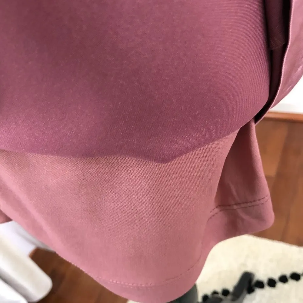 NWT Marina Rose Drape Open Back Dress 12072 6 Pink - Image 9