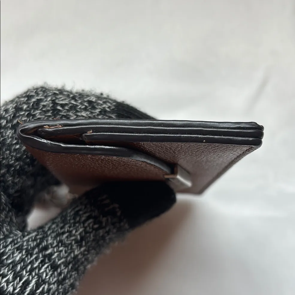 Nine West Leather Card Holder Brown EUC - Image 8