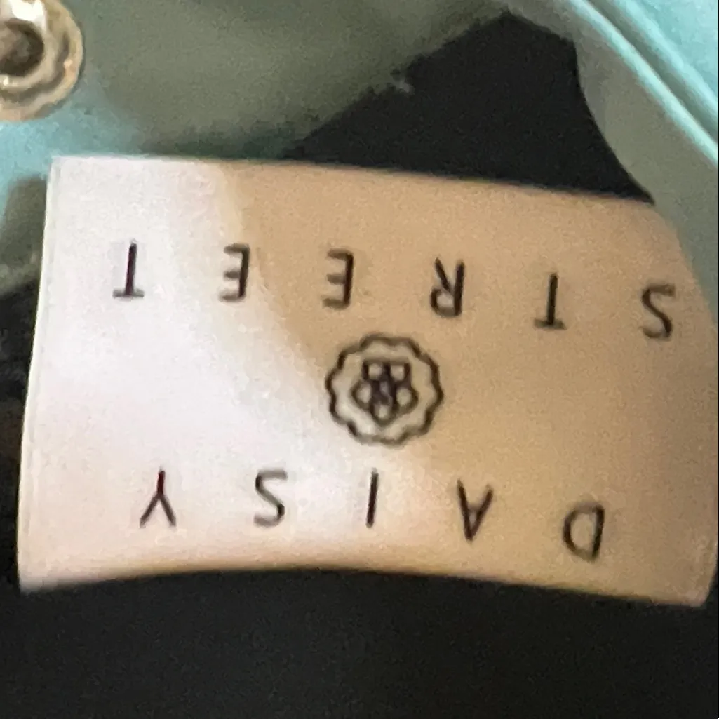 Daisy Street Colorblock Faux Leather Moto Jacket Size Medium - Image 7