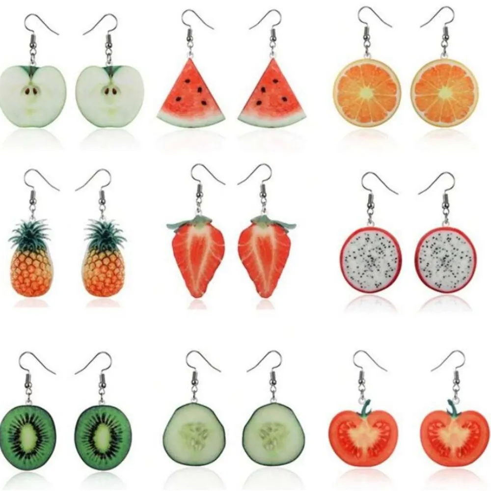 Strawberry Earrings Red - Image 3