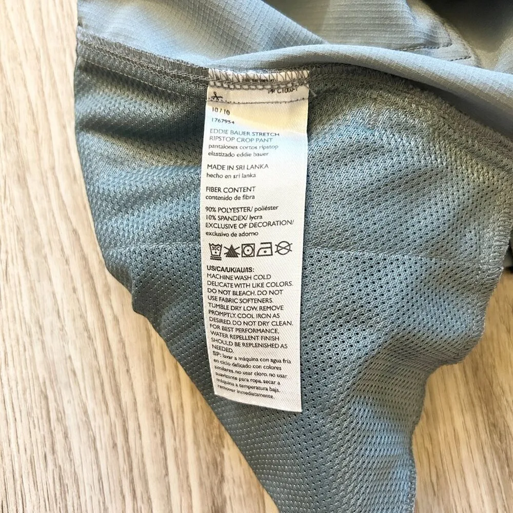 Eddie Bauer Women's Outdoor Hiking Capris Pants in Graphite Size 10 - Image 9