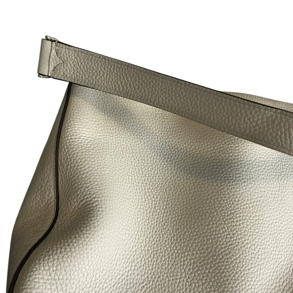 Kate Spade White Shoulder Bag with Pebbled Leather - Image 3