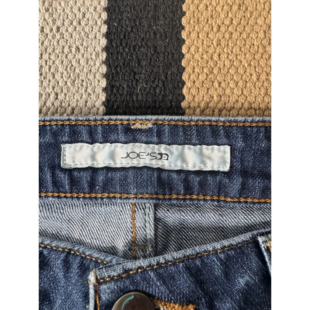 Joe's Jeans Visionaire Women 28W Blue Denim Flare Boho Western Cotton Classic - Image 8