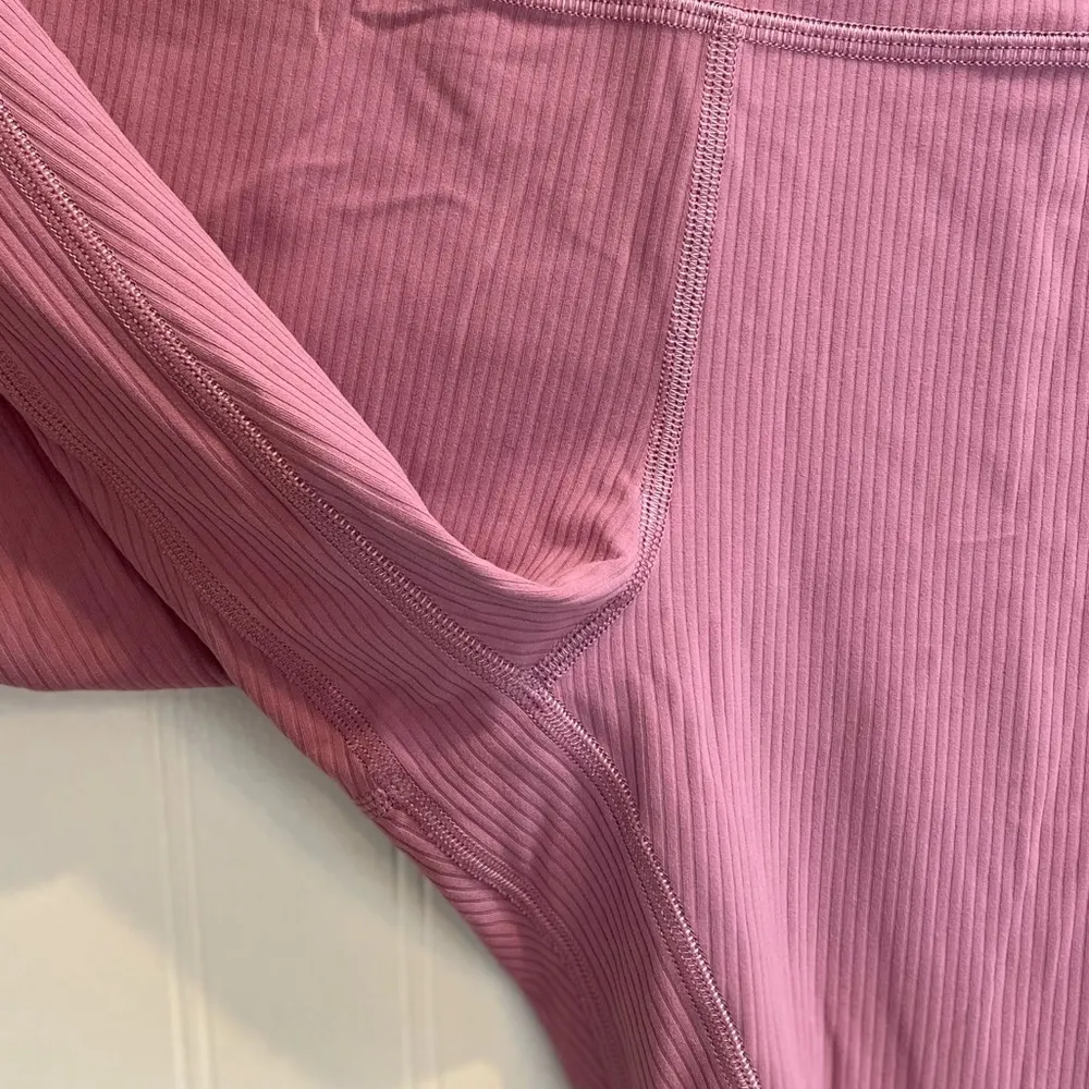 LULULEMON Align Ribbed High-Rise Pant Legging Tight 25" in Velvet Dust Size 10 - Image 13