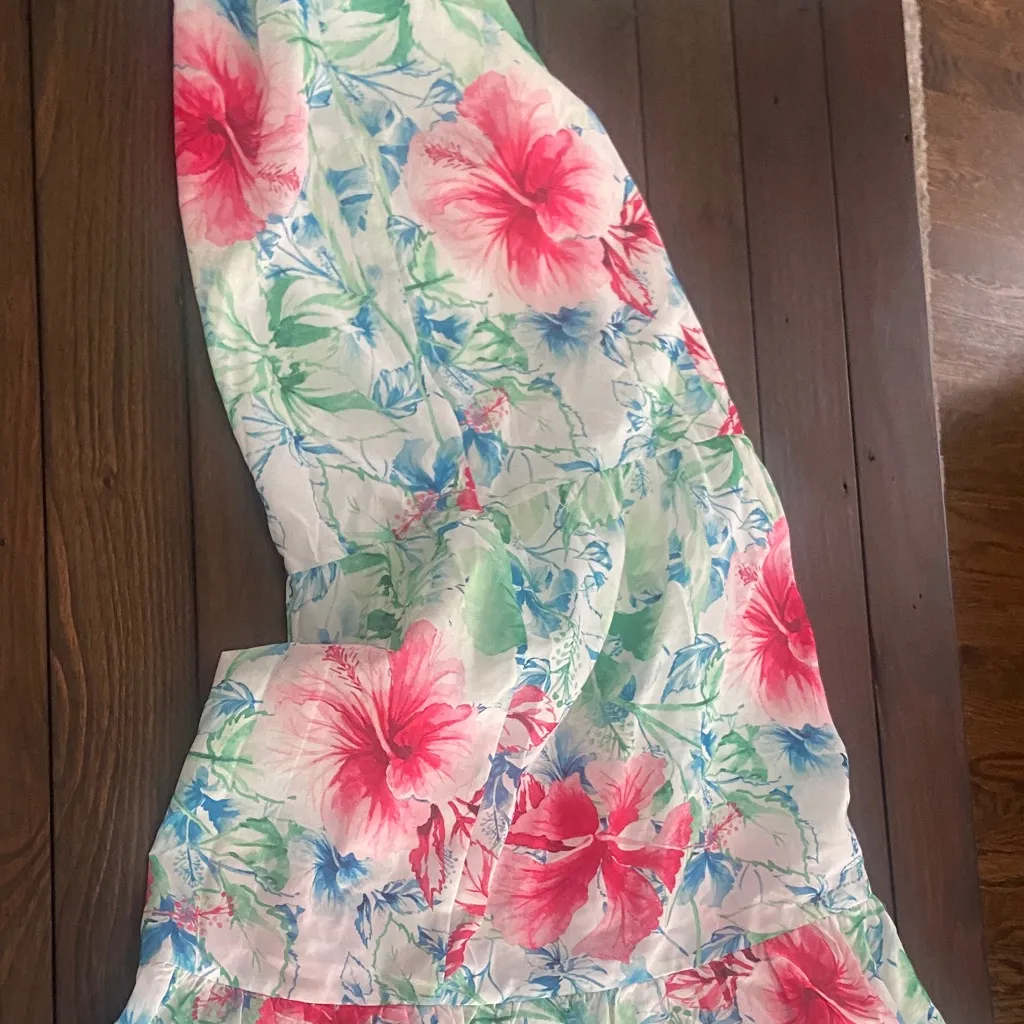 NWT HELLO MOLLY WHERE WILDFLOWERS BLOOM ONE SHOULDER MAXI DRESS PRINT size-S - Image 6
