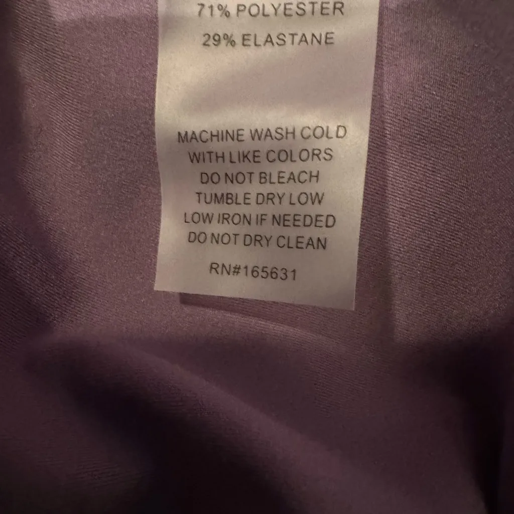 Johnny Was Calme Endurance Women’s Purple High Waist Leggings Size XS - Image 13