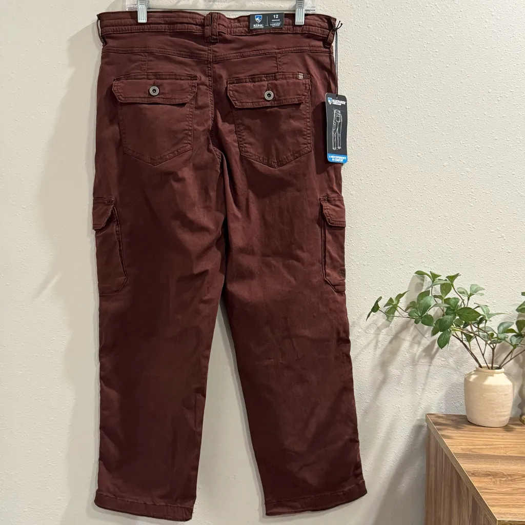 Kuhl NWT Women 12 Chicory Kultivatr Kargo Cargo Crop 6412 Pants Outdoor Comfort - Image 2