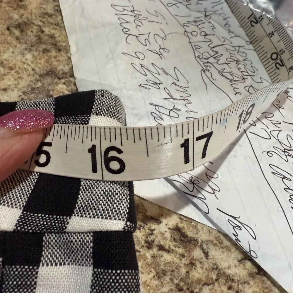 NWOT j  crew size 4, black-and-whitel gingham linen shorts - Image 4