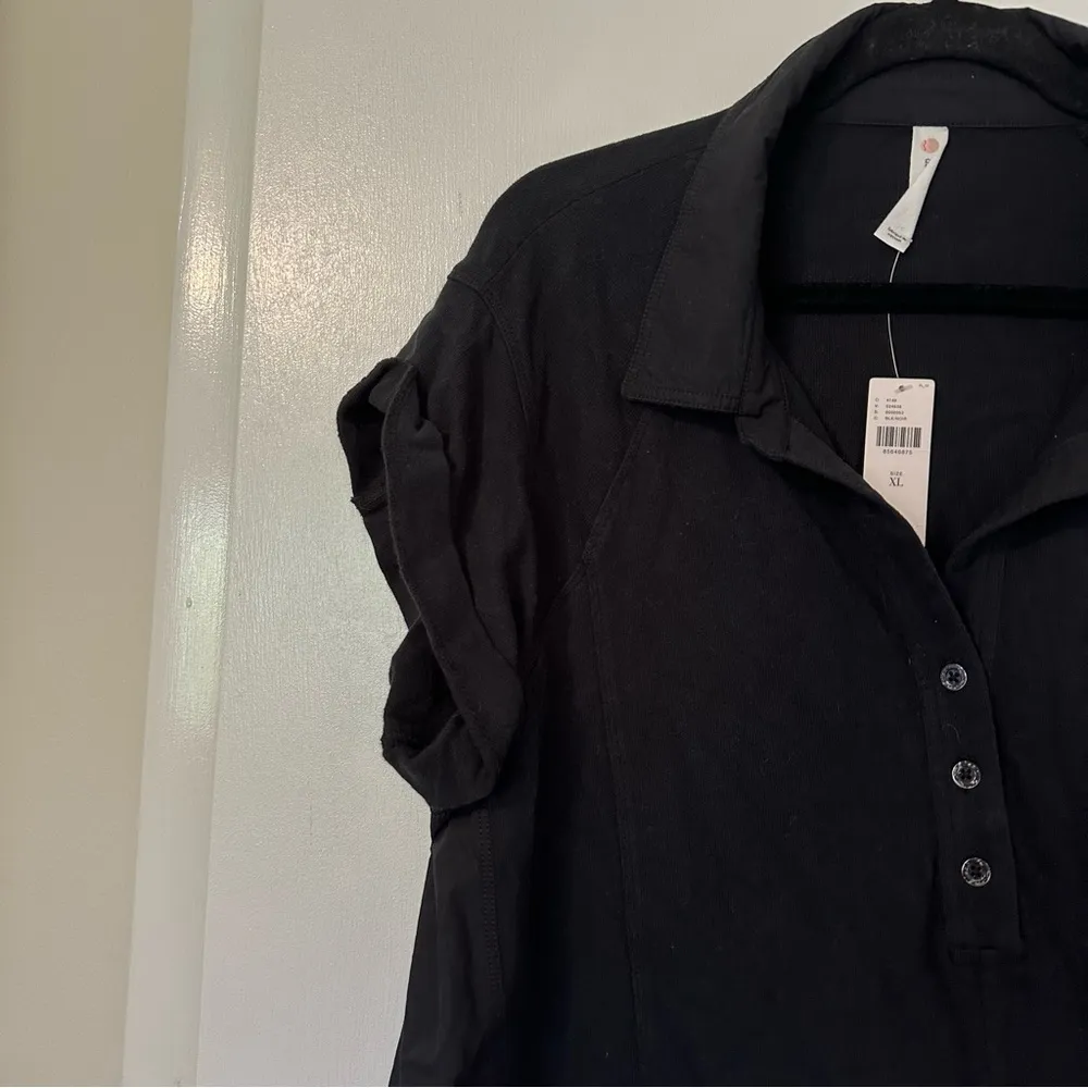 Anthropologie Daily Practice Offside Mini Dress Black Womens XL New - Image 4