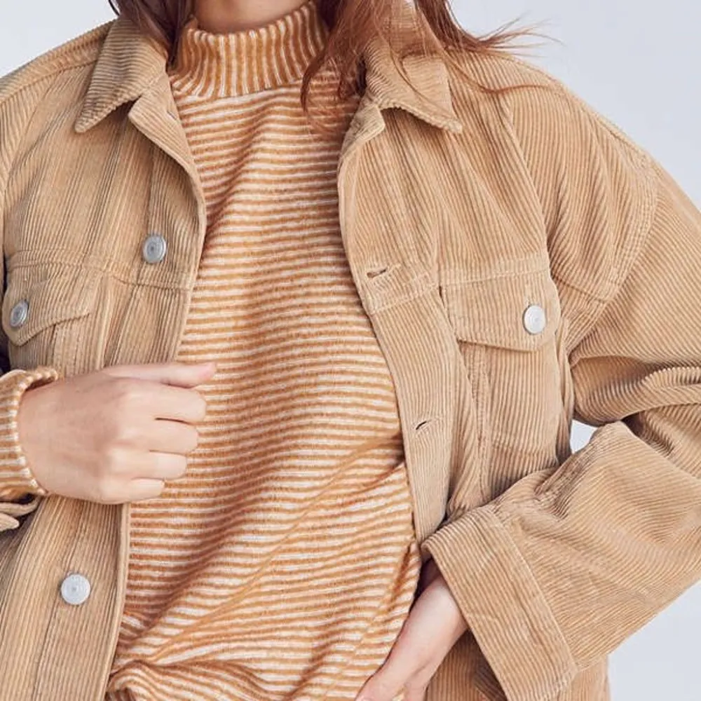 Out From Under Turtleneck Striped Pullover Size Medium - Image 13