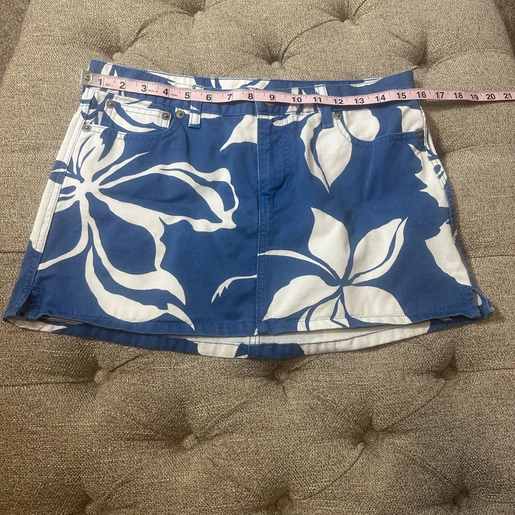 Y2K‎ Abercrombie & Fitch Tropical Floral Mini Skirt - Image 6