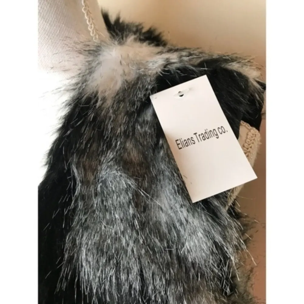 Elian’s Trading Co. • NWT Grey Black Faux … Size L - Image 48