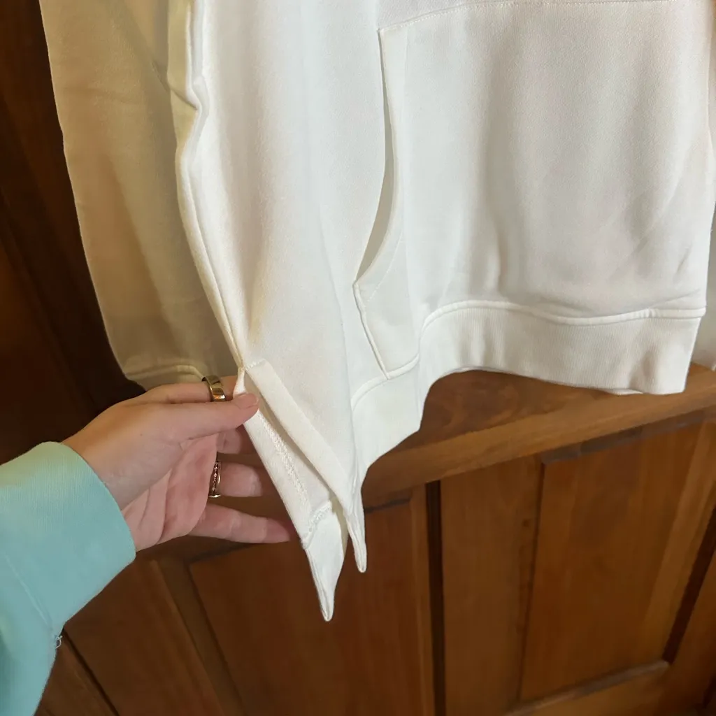 Detroit Lions Hoodie with Blue sequin glitter Lion mascot logo! Size XL - Image 3