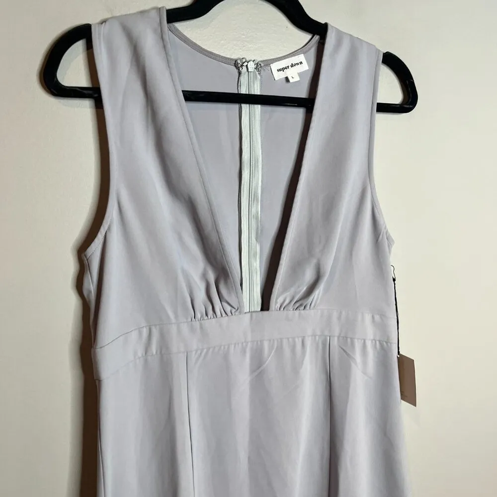 NWT Superdown Aritzia Rayhana High Slit Dress in Lavender - Image 3