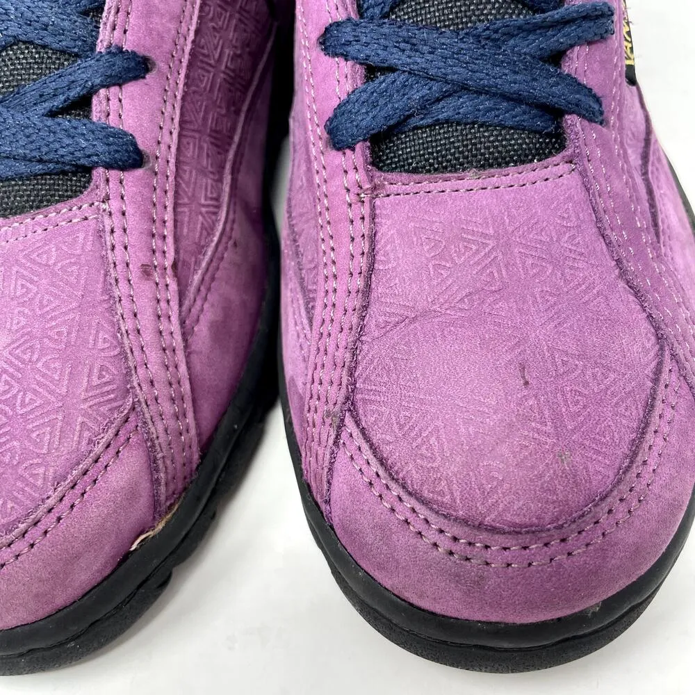 VanGrack Van Grack Vintage Purple Suede Textured Sneakers Womens 7 - Image 5