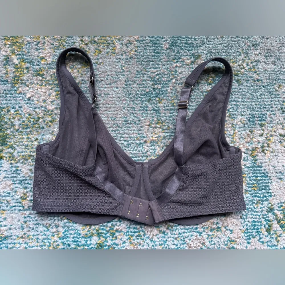 ThirdLove Modern Mesh gray scoop lace bra, 36F (3D) - Image 5