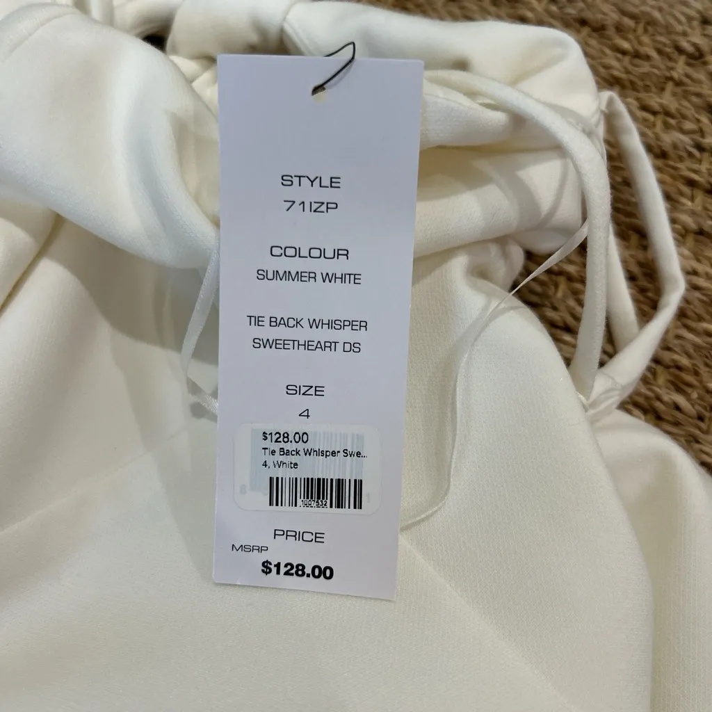 French Connection White Mini Dress - Image 3