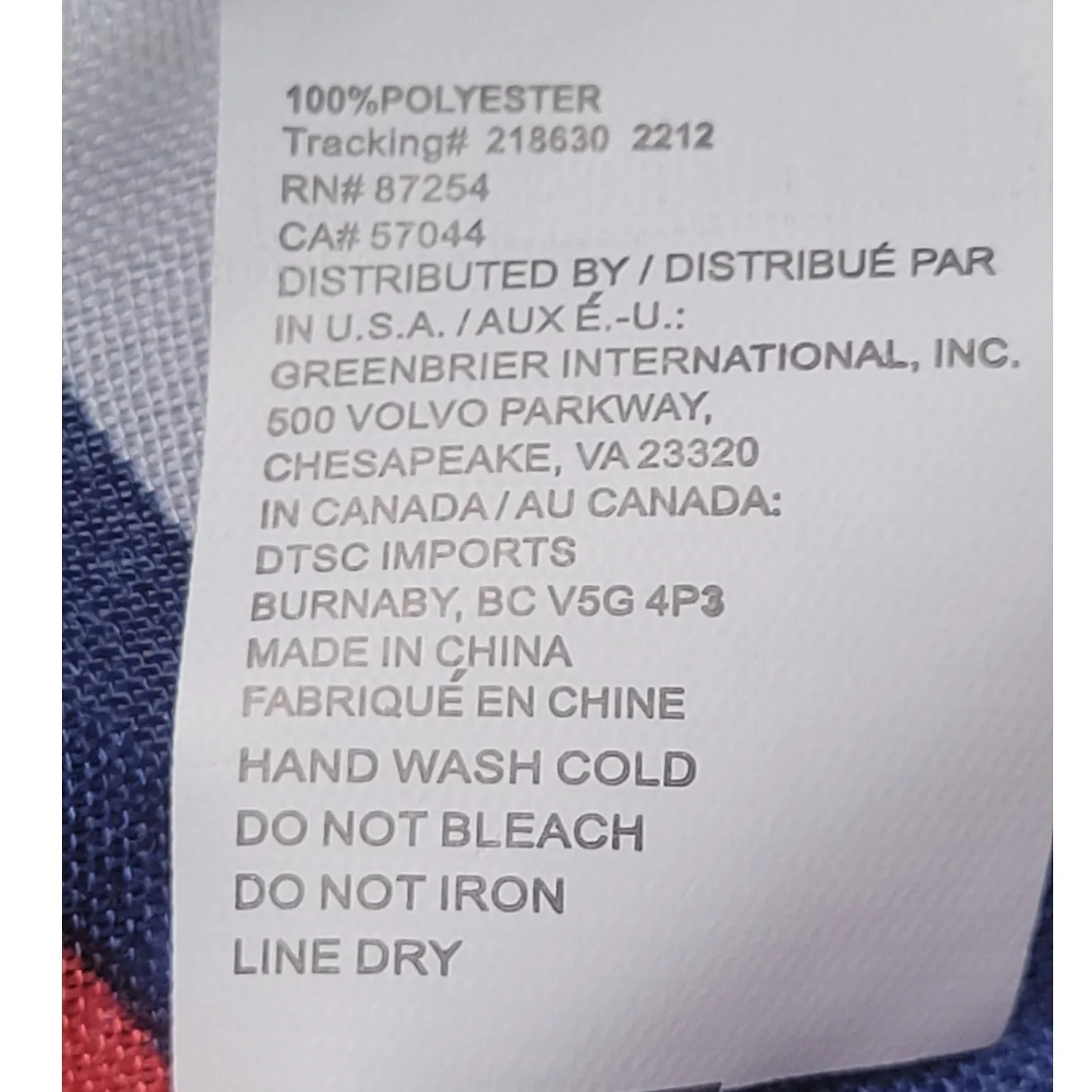 NWT Gnome‎ USA Red White Blue Scarf 4th of July Americana Patriotic America - Image 5