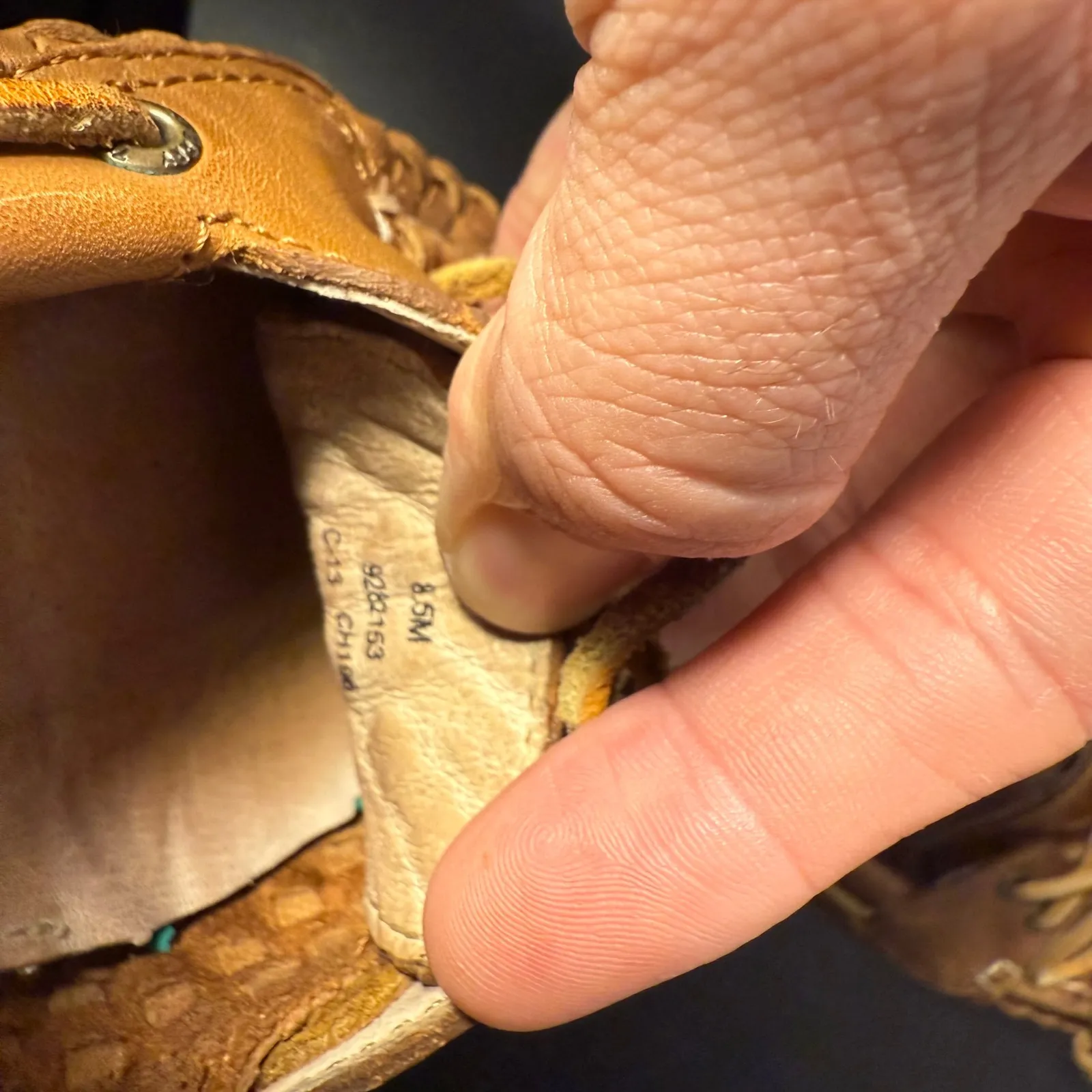 Sperry Top Sider Leather Woven Boat Shoes Tan Slip On Loafers Womens Size 8.5 M Brown - Image 9