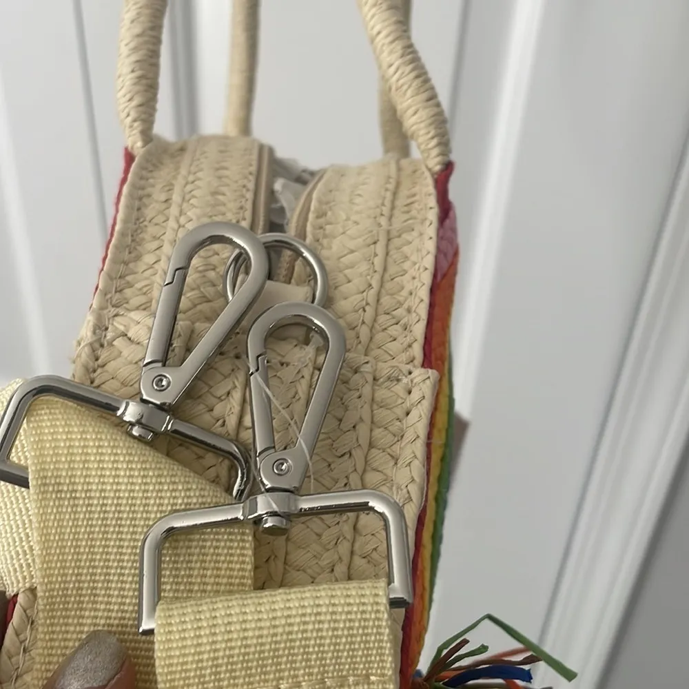 Rainbow Cross body bag mini zip fringe purse new with tag Target Pride Size Mini - Image 6