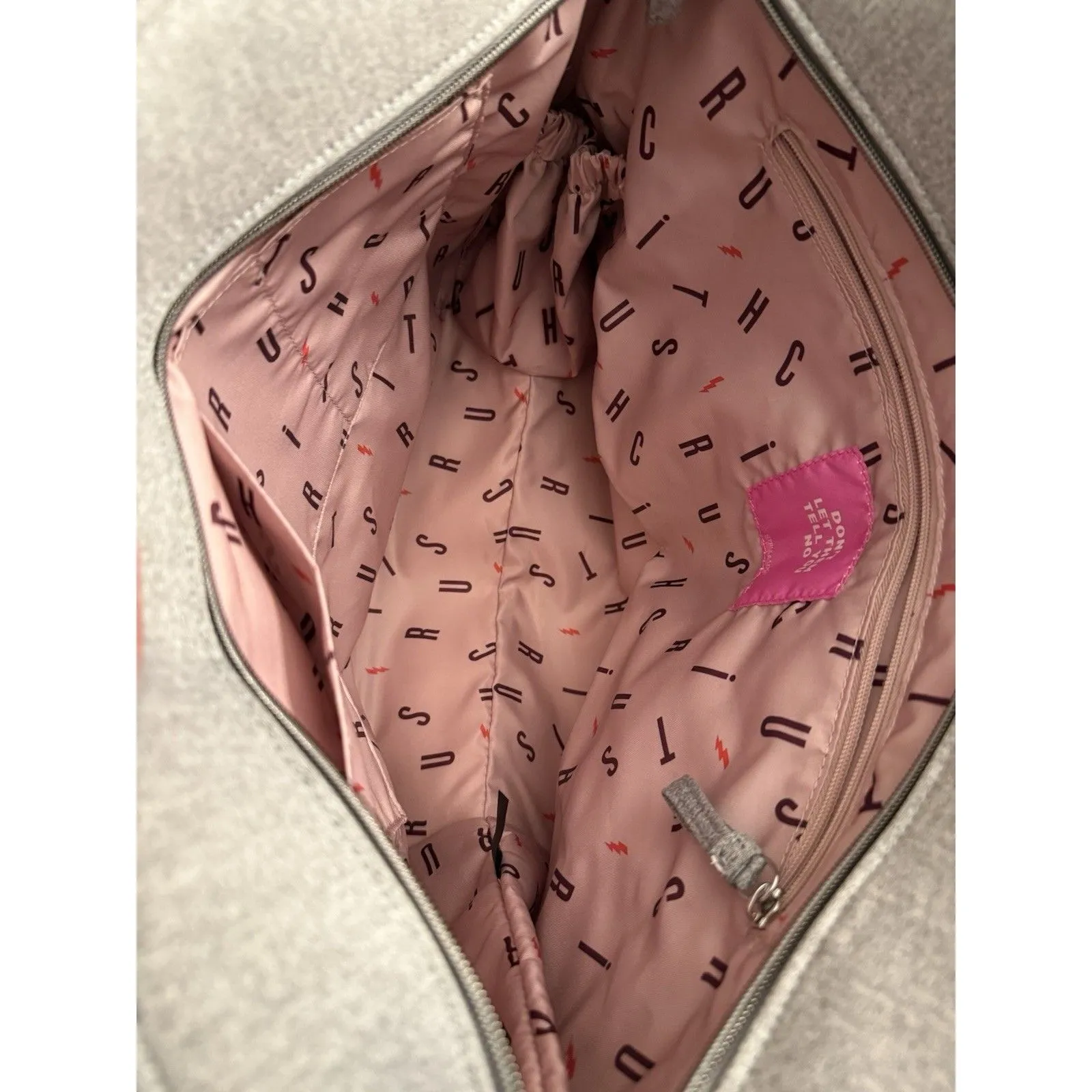 Stella & Dot Crush It Bow Tote‎ - Grey NWOT - Image 9