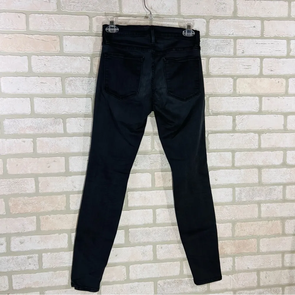 Frame Denim Le High Skinny Distressed Jeans in Tillery Wash Size 25 - Image 6