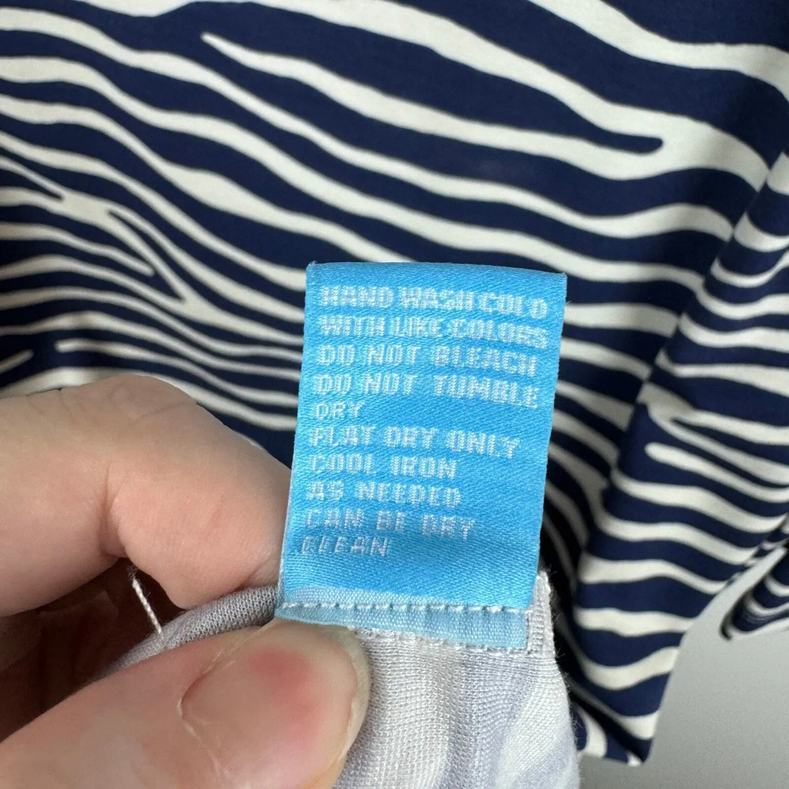 J McLaughlin Womens Zebra Print Catalina Cloth Sheath Dress Sz S Nautical Office - Image 13