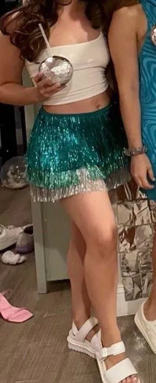 Nasty Gal Tinsel Skort - Image 5