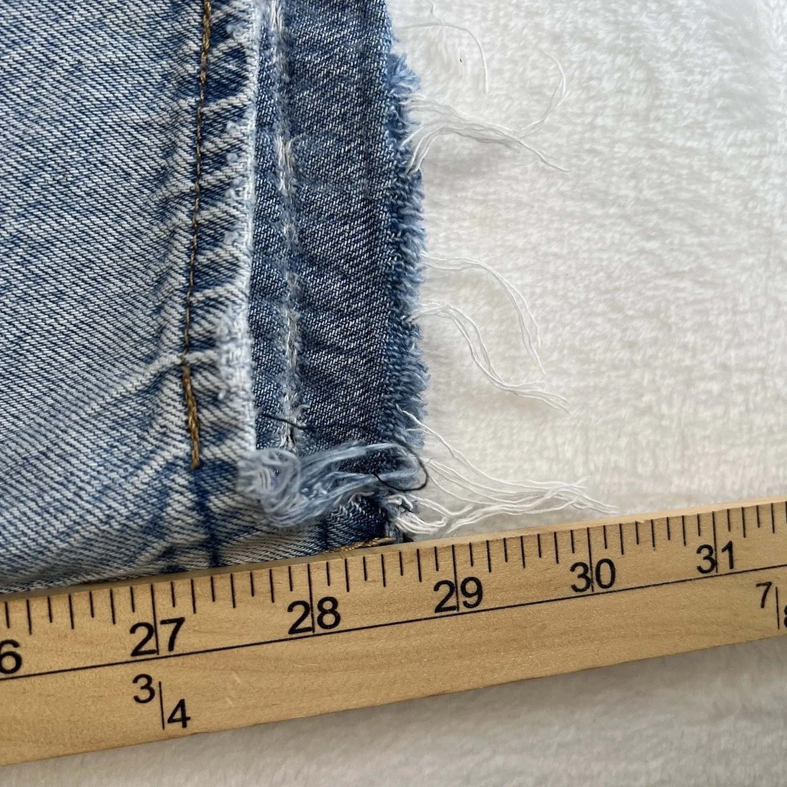 Levi's Sz 25 Premium Baggy Dad Jeans Slouchy Women’s Distressed Holes Grunge - Image 16