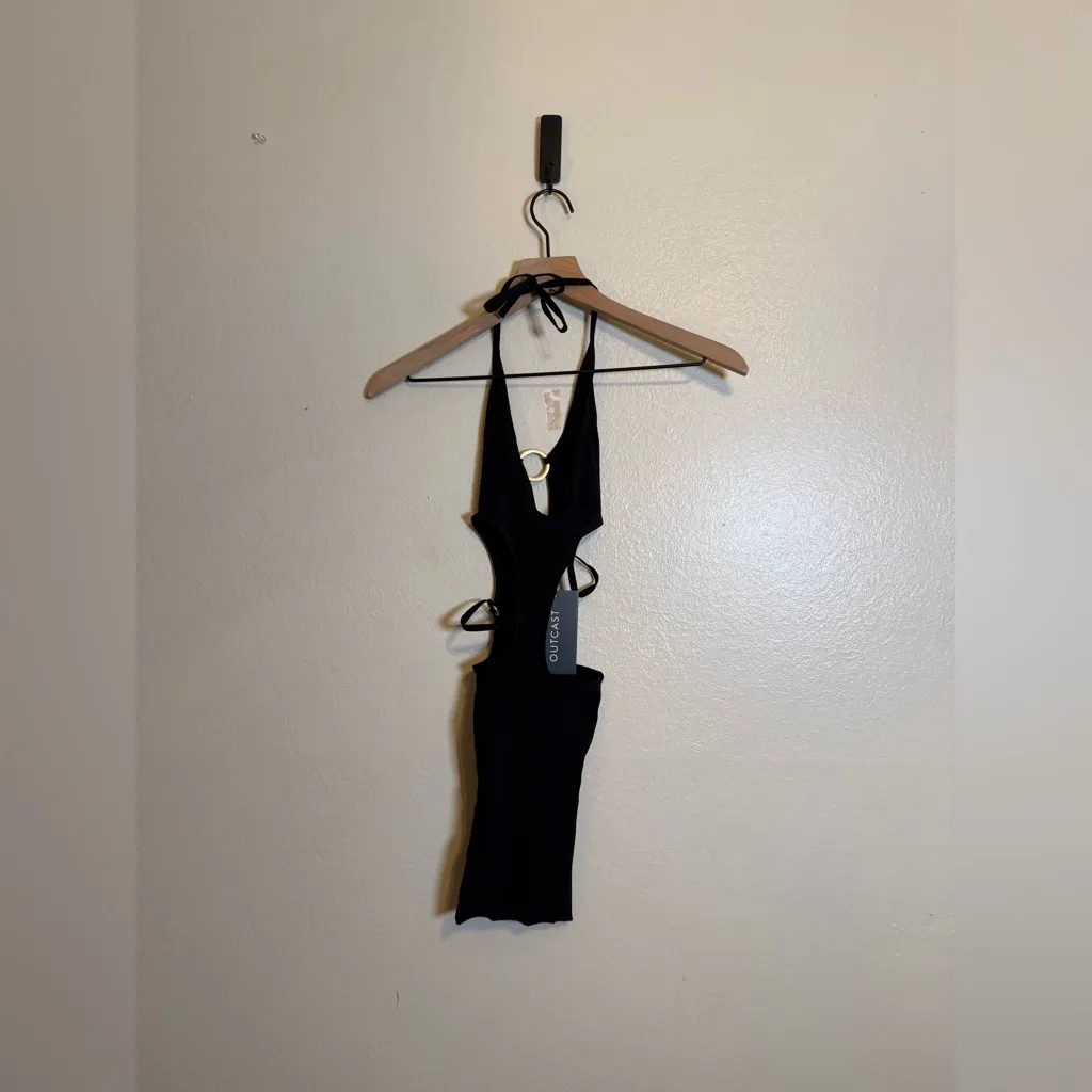 Outcast OAKLAND STOCKING MINI DRESS Black Size undefined - Image 4