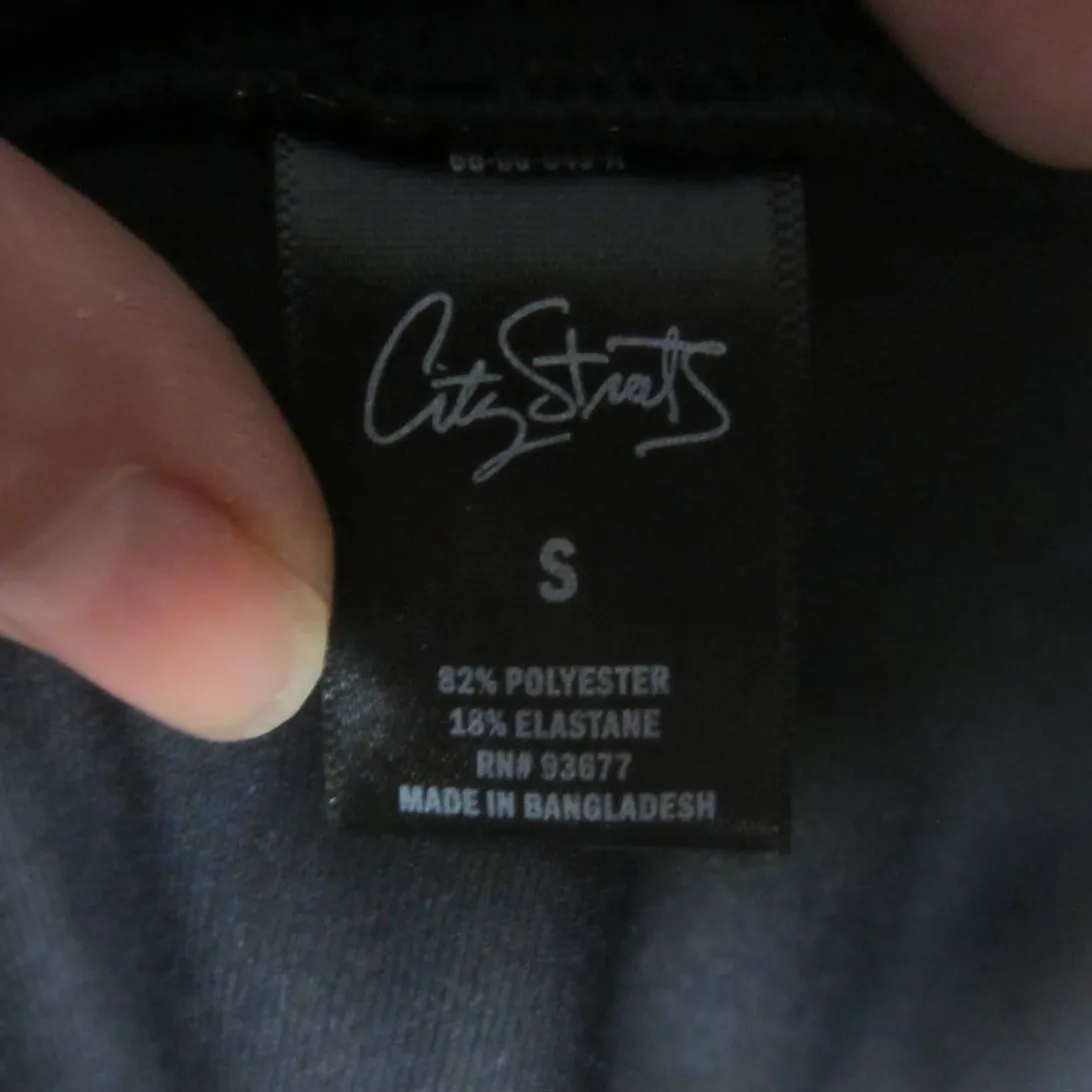 City Streets Pineapple One Piece Swimsuit Black Gold Scoop Back S - Image 6