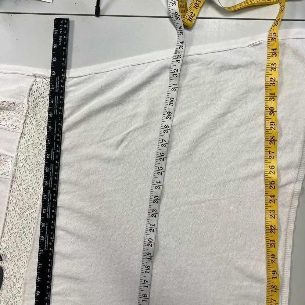 NORTH 11, Open Front, Poncho/Cardigan/shawl/Sweater/Shrug, White, One Size White Size undefined - Image 5