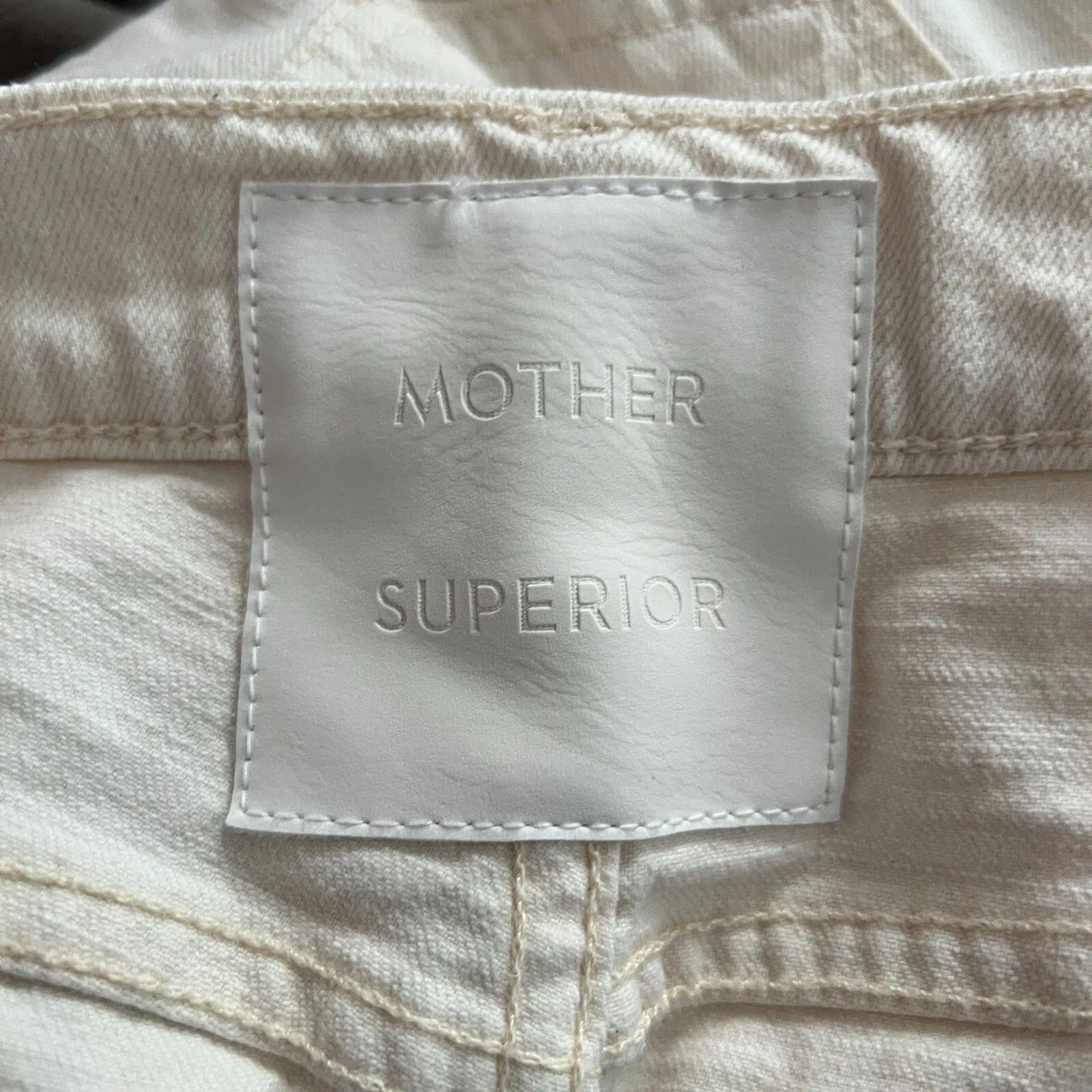 MOTHER Denim Hustler Roller Heel Wide Leg in Act Natural sz 30 - Image 7