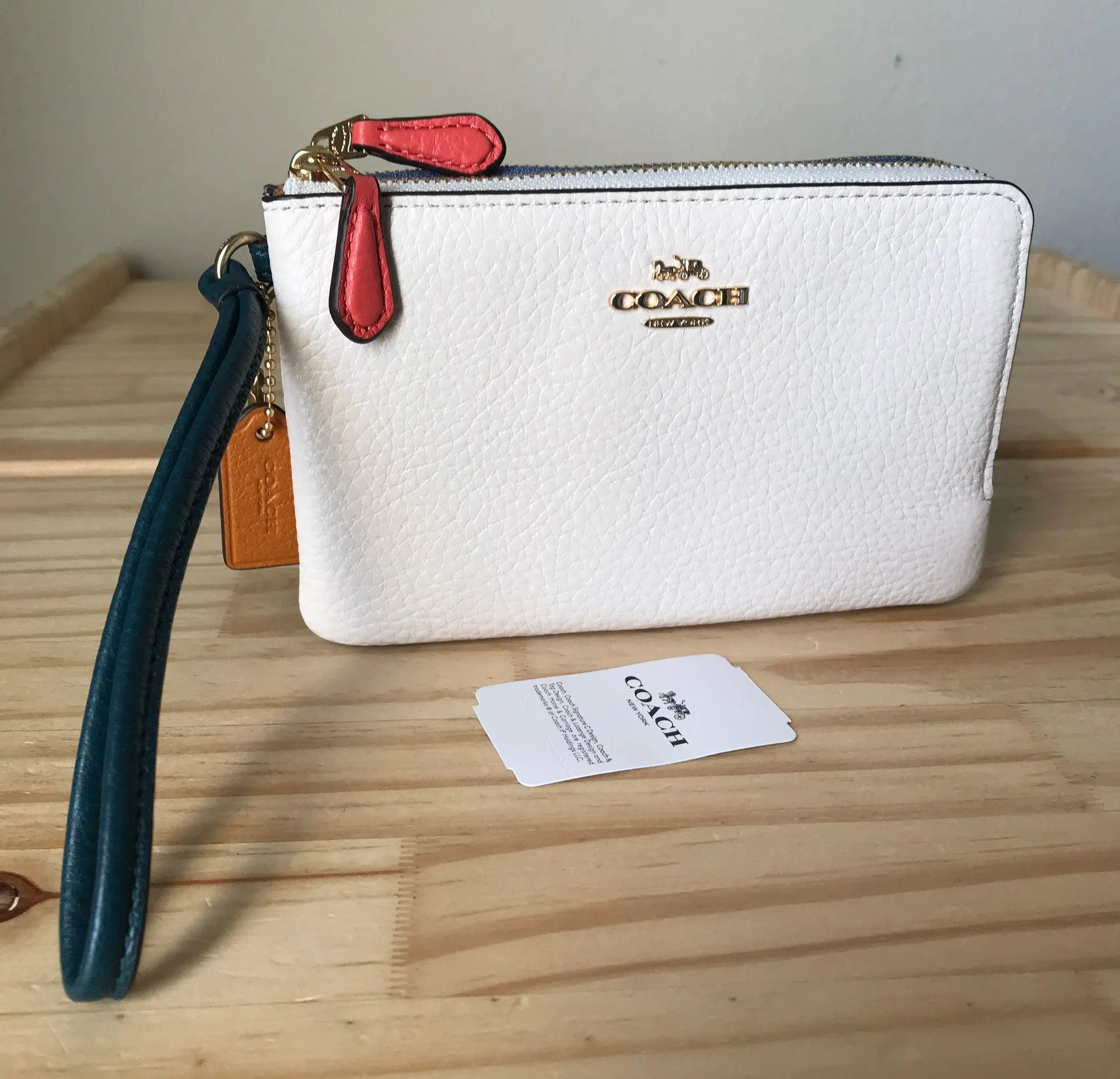 Coach Double Zip Wristlet - Image 3