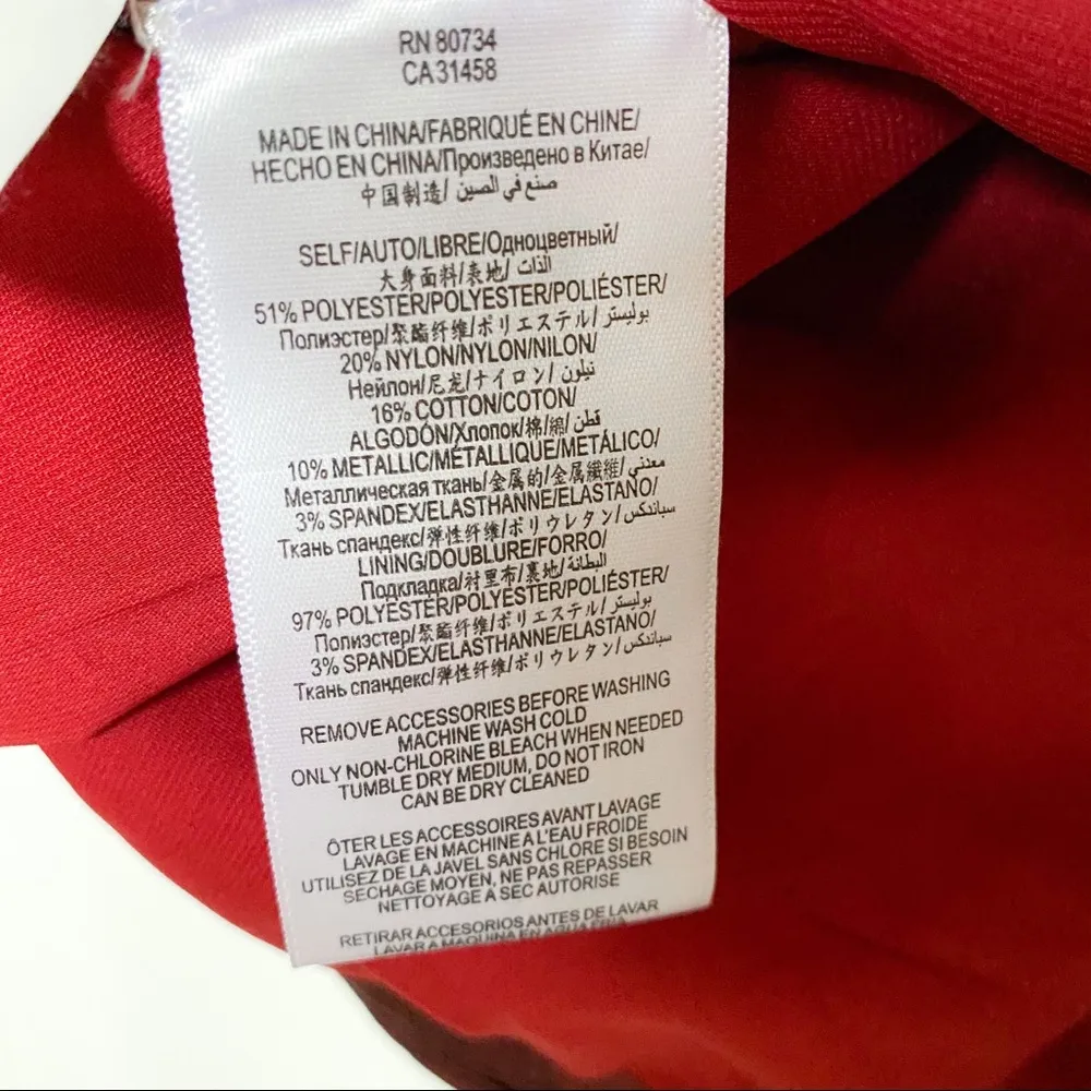 BCBG Max Azria Tristina Ruby Strapless Dress Size 0 - Image 9