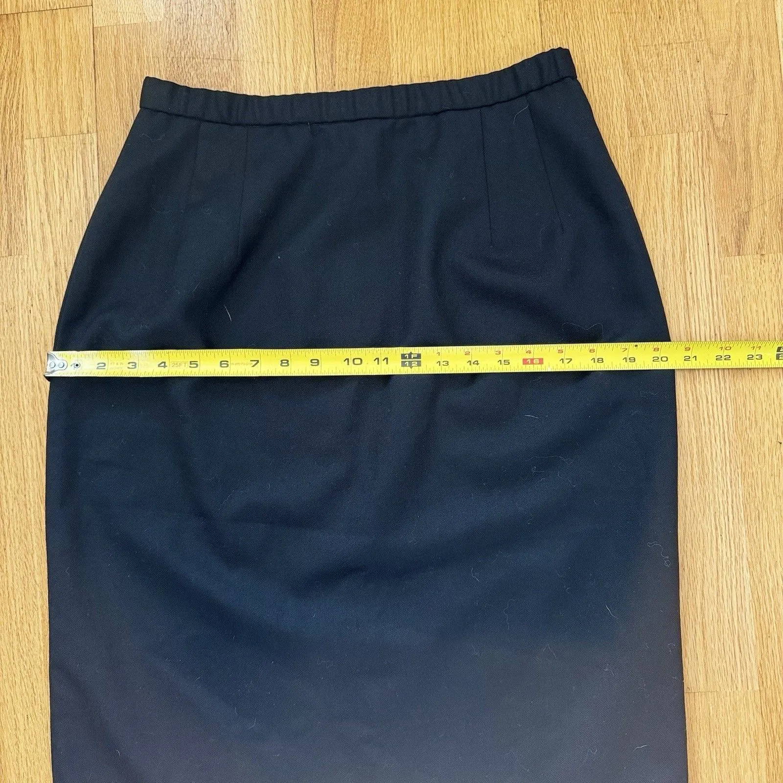Pendleton 100% Virgin Wool Pencil Skirt 12 Made In USA Chic Office Career Lawyer - Image 9