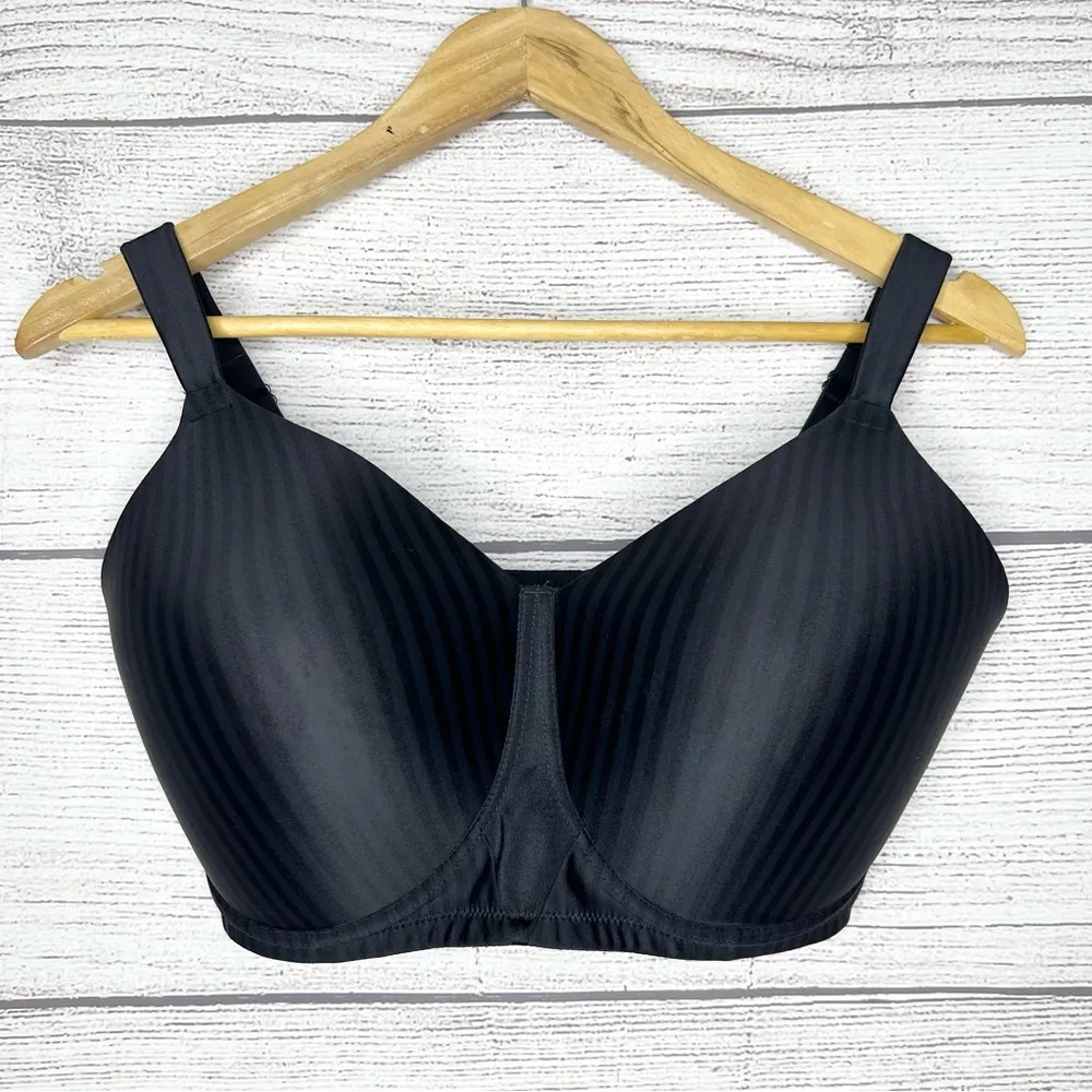 Playtex Secrets Perfectly Smooth Wireless Bra Black Size 36DDD - Image 12