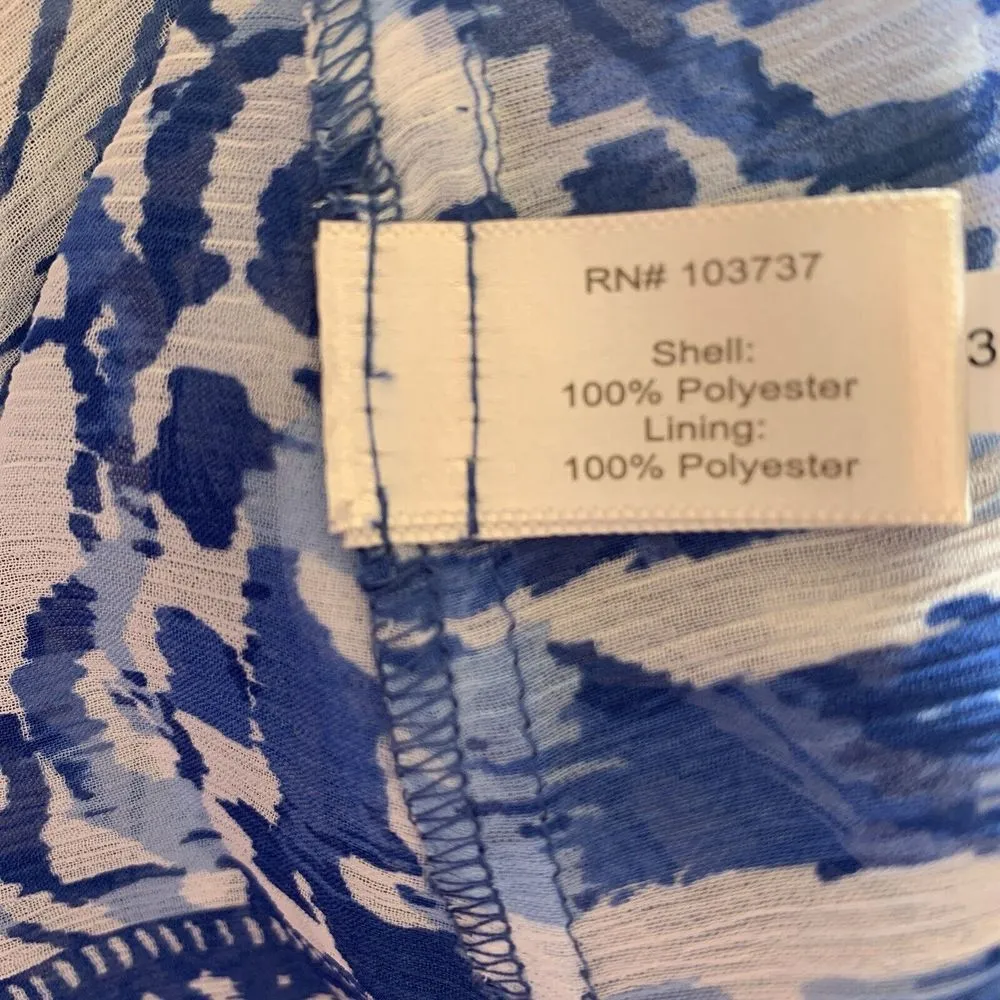 Boston Proper Womens Size Small Multicolor Paisley Boho Abstract V-Neck Blouse - Image 6