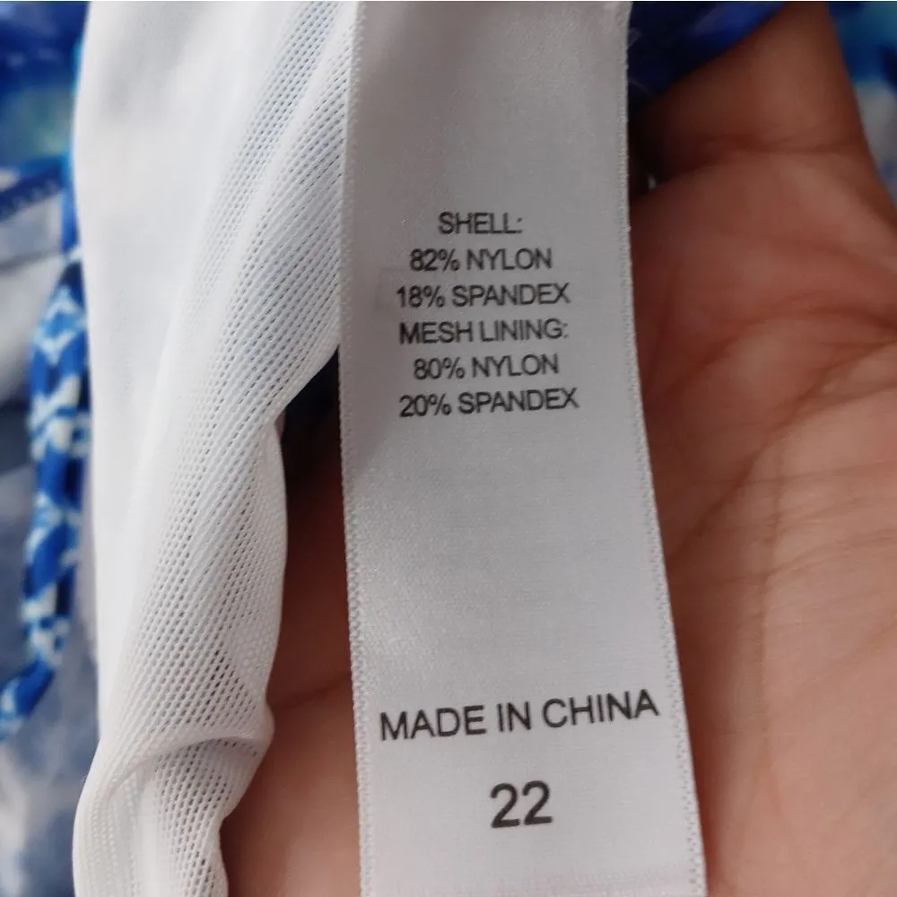 Fullfitall swim top size 22 Blue - Image 5