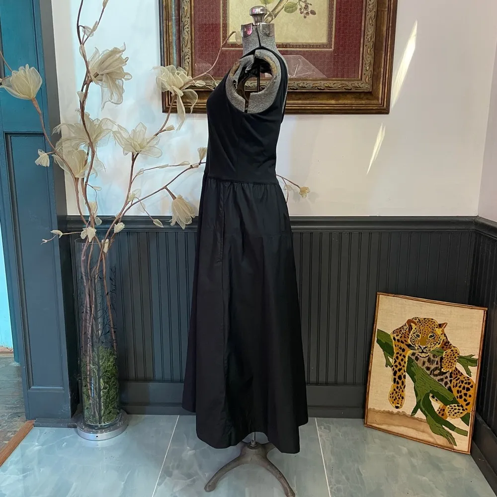 Everlane The Form Riviera Black Fit & Flare Dress w Pockets - Sz L 🧡🎀 - Image 7