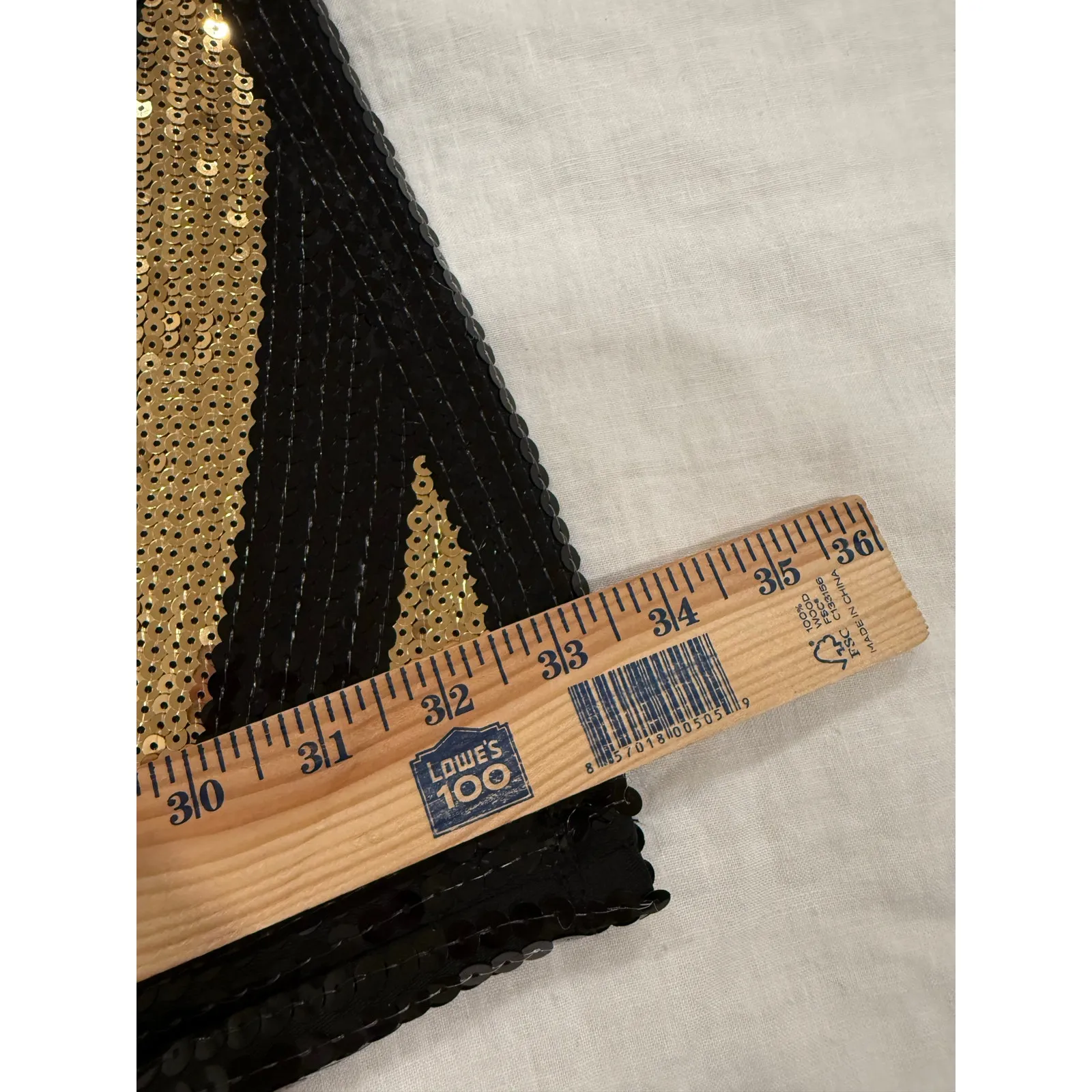 2B Bebe One Shoulder Striped Sequin Bodycon Mini Dress Black/Gold Women's Small Gold - Image 8